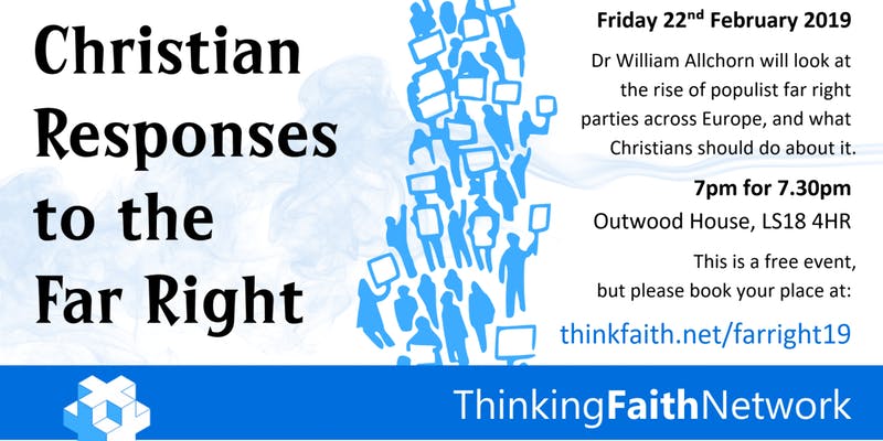 Poster for Christian Responses to the Far Right event