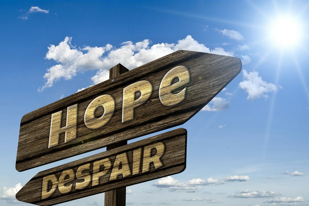 Hope and Despair signpost